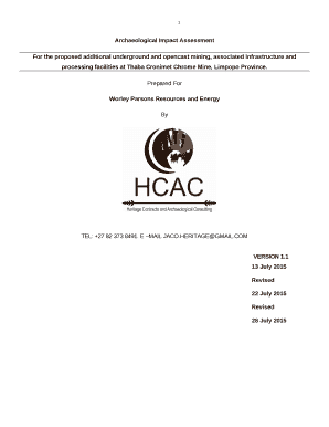 For the proposed additional underground and opencast mining, associated infrastructure and processing facilities at Thaba Cronimet Chrome Mine, Limpopo Province