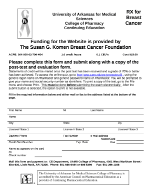 RX for Breast Cancer