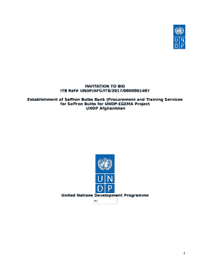 Invitation to Bid (ITB) - Procurement Notices - UNDP
