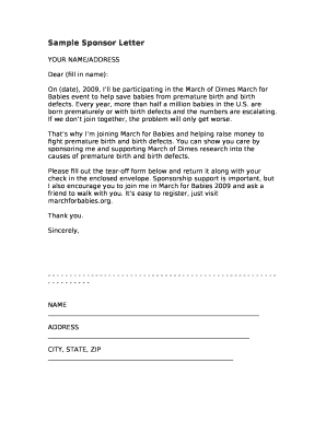 Dear (fill in name):