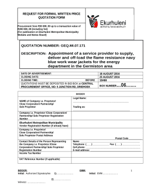 City of Ekurhuleni - Council by-laws