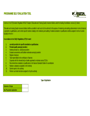 In terms ofthe ETQA bodies Regulation NR1127 Chapter 2 Education and Training Quality Assurance Bodies under the heading Accreditationsection 2(1) States: