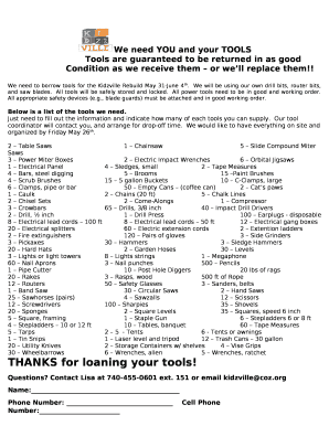 We need YOU and your TOOLS