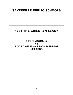 LET THE CHILDREN LEAD
