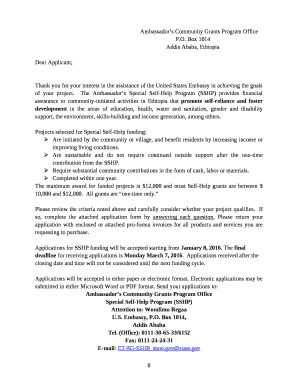 Thank you for your interest in the assistance of the United States Embassy in achieving the goals of your project