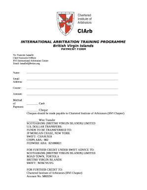 INTERNATIONAL ARBITRATION TRAINING PROGRAMME