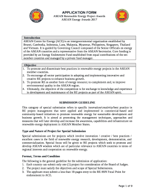 To promote and disseminate best practices in renewable energy projects in the ASEAN member countries