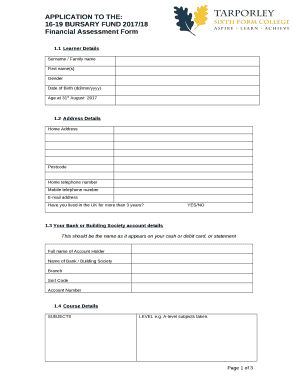 APPLICATION TO THE: