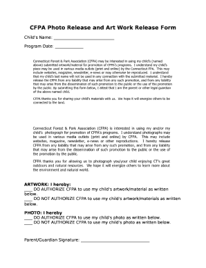 photo use release form