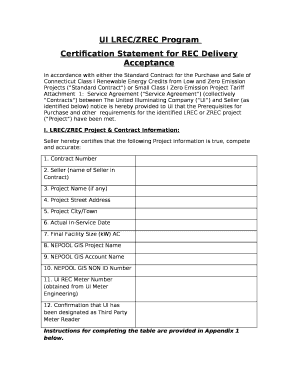 UI LREC/ZREC Program