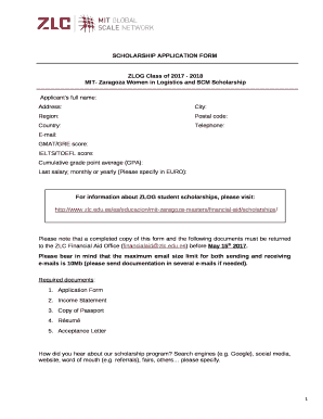 MIT- Zaragoza Women in Logistics and SCM Scholarship