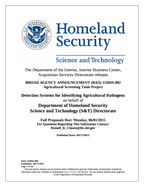 The Department of the Interior, Interior Business Center, Acquisition Services Directorate releases