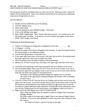 BIO 240 Week 6 WorksheetNames