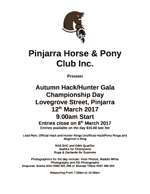 Pinjarra Horse & Pony Club Inc