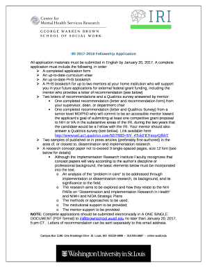 All application materials must be submitted in English by January 20, 2017
