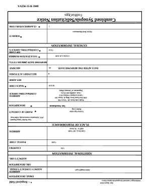 Solicitation #RFQ VA256-15-R-1049