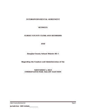elbert county clerk and recorder doc template pdffiller recorder template
