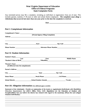 Any interested person may file a complaint, including an individual or organization from out of state