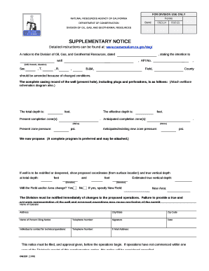 SUPPLEMENTARY NOTICE