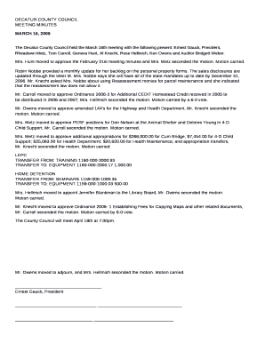 Metz seconded the motion