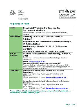 Provincial Training Conference for Settlement Workers