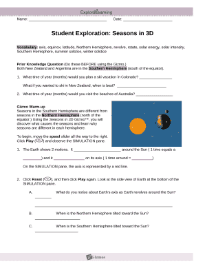 Vocabulary: axis, equinox, latitude, Northern Hemisphere, revolve, rotate, solar energy, solar intensity, Southern Hemisphere, summer solstice, winter solstice
