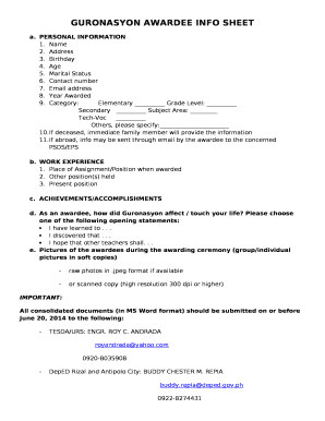 Form preview