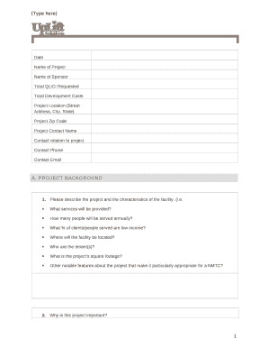 NMTC intake form