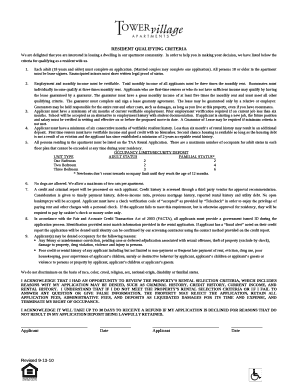 Each adult (18 years and older) must complete an application