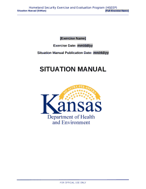 Situation Manual Publication Date: mm/dd/yy