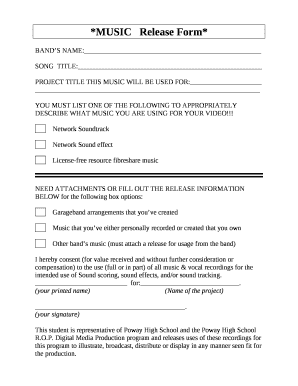 *MUSICRelease Form*