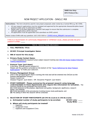 irb template application Doc Template pdfFiller irb template application Doc Template pdfFiller