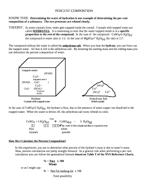 PERCENT COMPOSTION