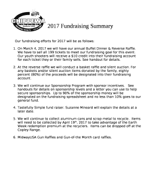 Fundraising Document Template - Page 2 | pdfFiller