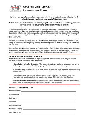 Do you know a professional or a company who is an outstanding contribution of the advertising and marketing community