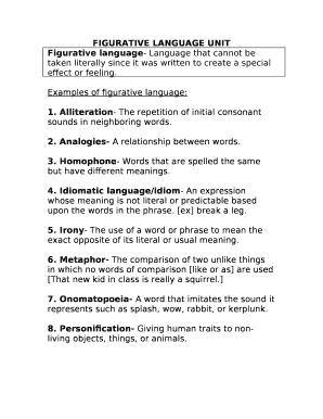FIGURATIVE LANGUAGE UNIT
