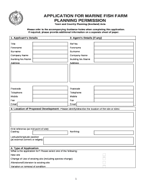 Please refer to the accompanying Guidance Notes when completing this application