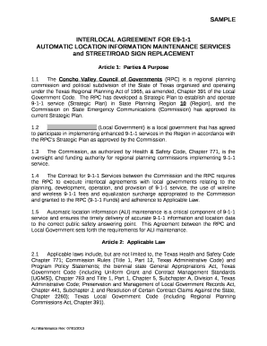 INTERLOCAL AGREEMENT FOR E9-1-1