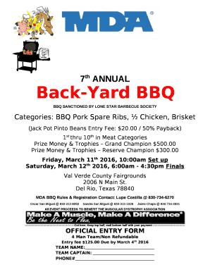 BBQ SANCTIONED BY LONE STAR BARBECUE SOCIETY