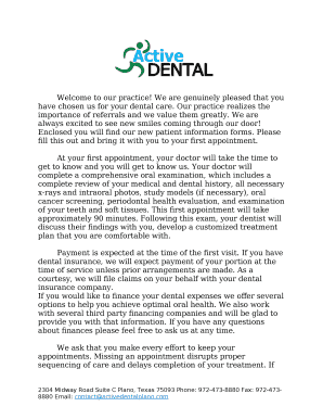 We are genuinely pleased that you have chosen us for your dental care