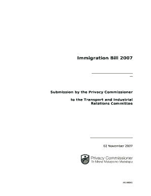 Submission by the Privacy Commissioner