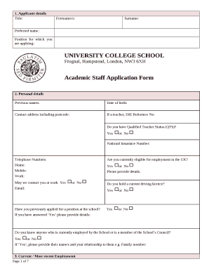 UNIVERSITY COLLEGE SCHOOL