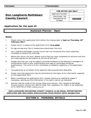 Assistant Planner - Open