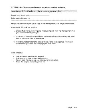 Ask your supervisor to give you a copy of the Management Plan for your workplace