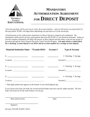 Your first paycheck will be a test run to verify all account numbers and you will receive an actual check for this pay period