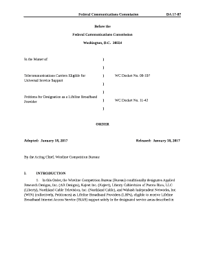 Petitions for Designation as a Lifeline Broadband Provider