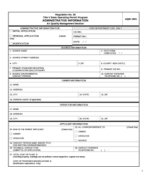 Title V State Operating Permit Program