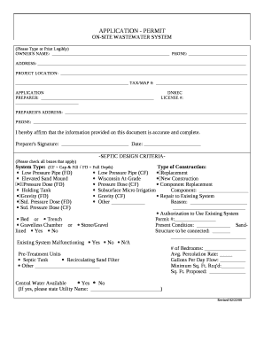 APPLICATION - PERMIT