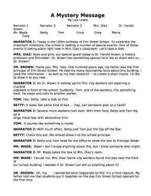 A Mystery Message