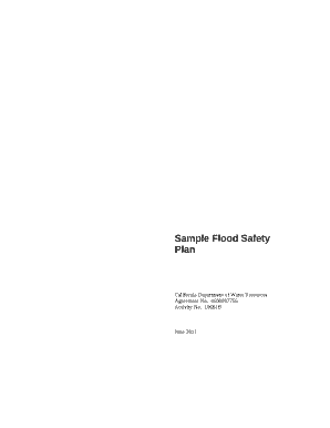 Sample Flood Safety Plan